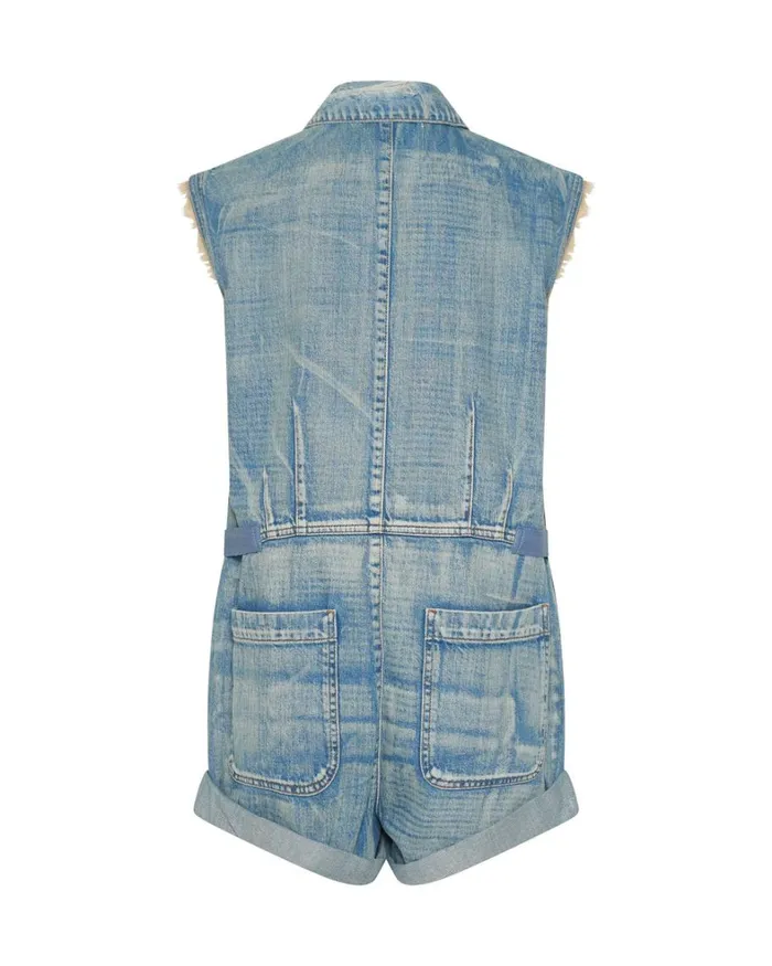 One Teaspoon Denim Jumpsuits WORN OUT HENDRIXE PALISADES OVERALL 8211 Women One Teaspoon Denim Jumpsuits WORN OUT HENDRIXE PALISADES OVERALL 8211 Women