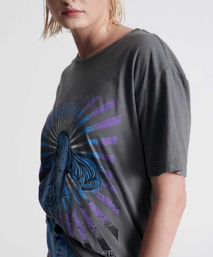 One Teaspoon Graphic Tees FEEL REAL ORGANIC UNISEX TEE 8211 Women