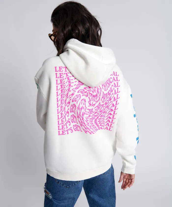 One Teaspoon Hoodies And Sweats GET PHYSICAL OVERSIZED HOODY WHITE 8211 Women One Teaspoon Hoodies And Sweats GET PHYSICAL OVERSIZED HOODY WHITE 8211 Women