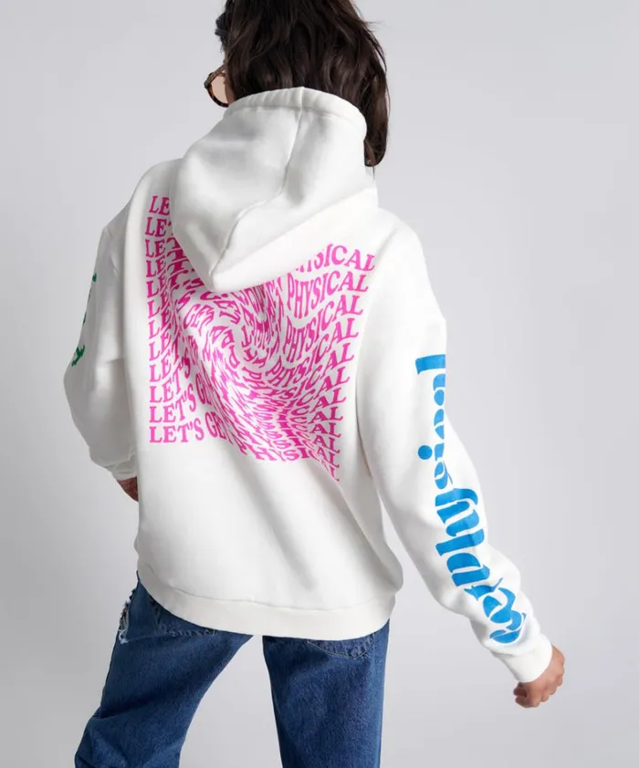 One Teaspoon Hoodies And Sweats GET PHYSICAL OVERSIZED HOODY WHITE 8211 Women One Teaspoon Hoodies And Sweats GET PHYSICAL OVERSIZED HOODY WHITE 8211 Women