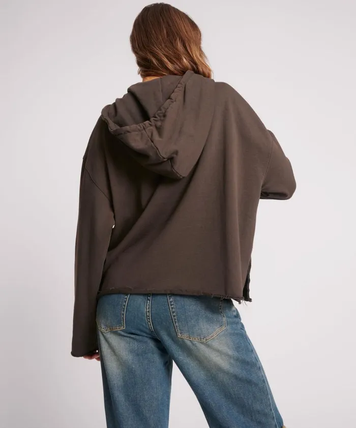 One Teaspoon Hoodies And Sweats GRAFFITI BIRD OVERSIZED POCKET HOODIE 8211 Women One Teaspoon Hoodies And Sweats GRAFFITI BIRD OVERSIZED POCKET HOODIE 8211 Women