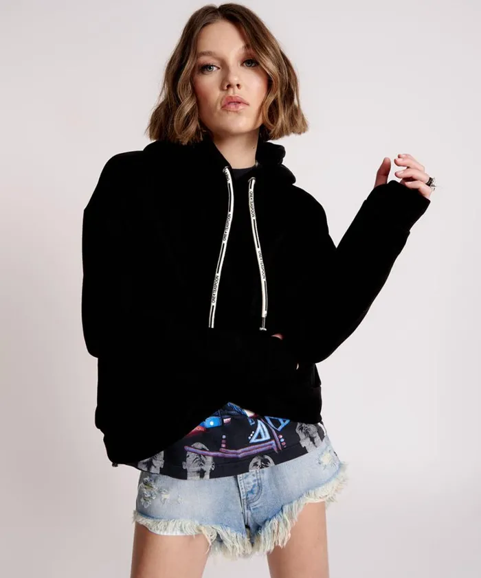 One Teaspoon Hoodies And Sweats OTS TWISTED HOODY 8211 Women