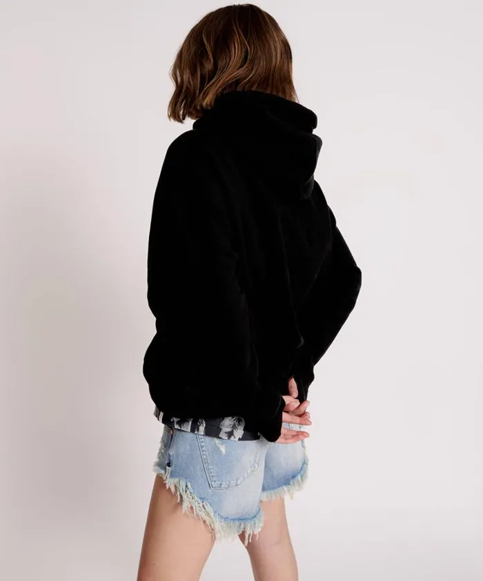 One Teaspoon Hoodies And Sweats OTS TWISTED HOODY 8211 Women One Teaspoon Hoodies And Sweats OTS TWISTED HOODY 8211 Women