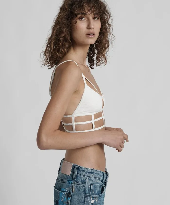 One Teaspoon Intimates LE RITZ BODICE WHITE 8211 Women One Teaspoon Intimates LE RITZ BODICE WHITE 8211 Women