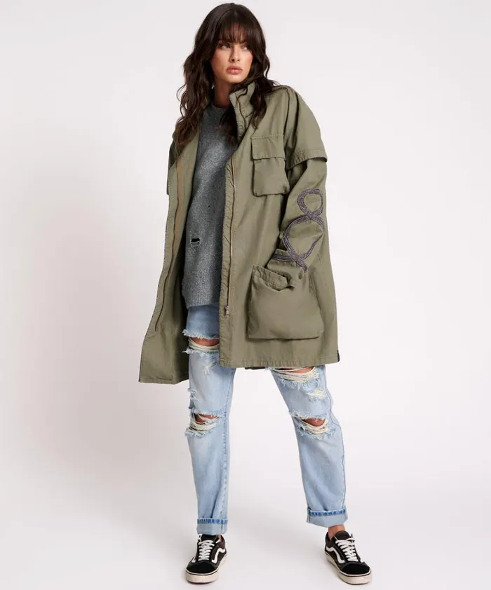 One Teaspoon Jackets CARGO THROWOVER JACKET 8211 Women