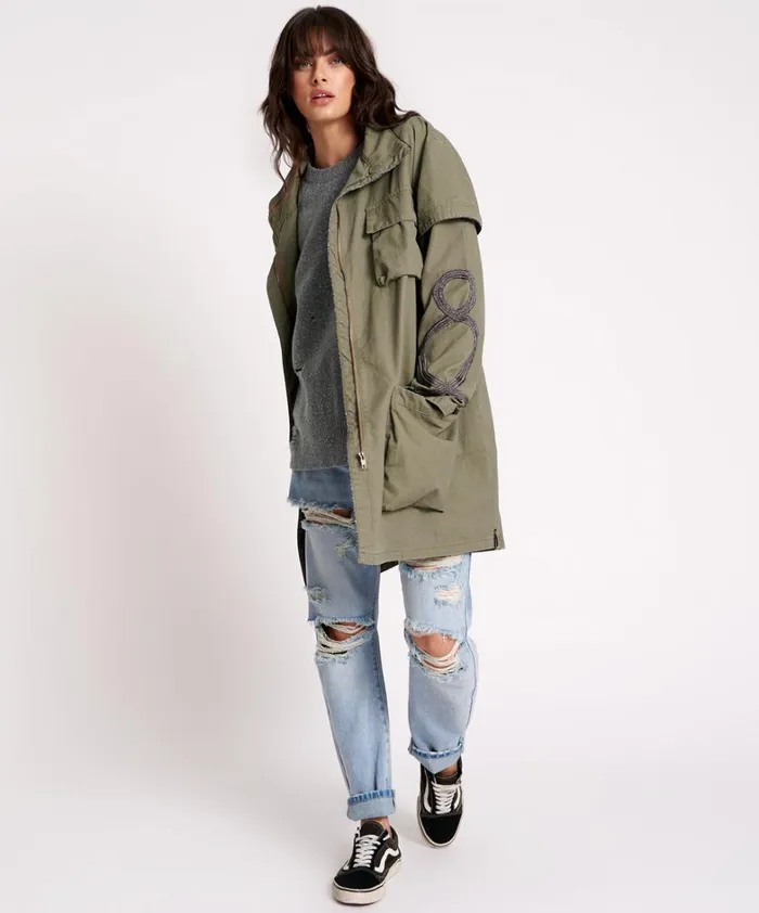 One Teaspoon Jackets CARGO THROWOVER JACKET 8211 Women