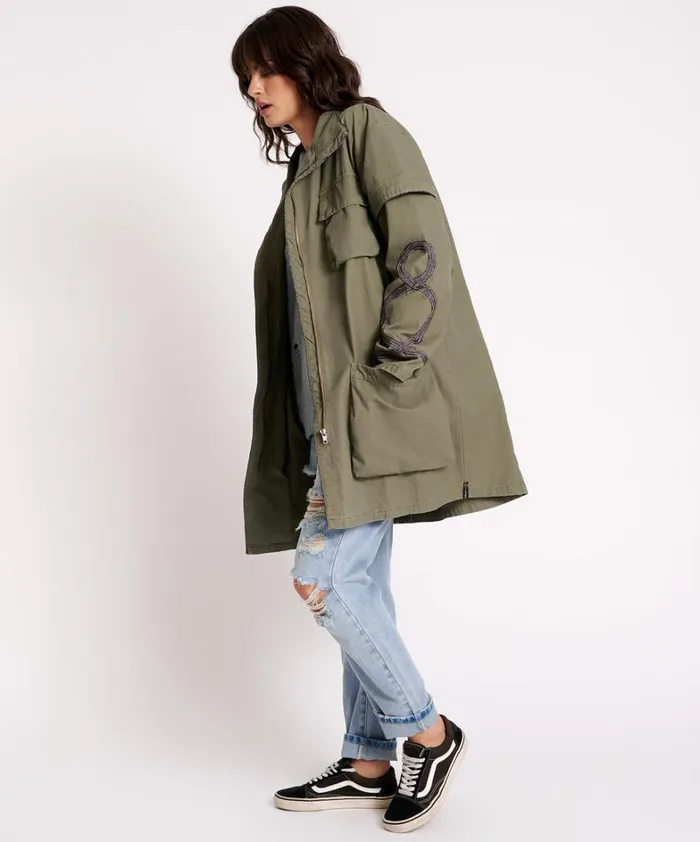 One Teaspoon Jackets CARGO THROWOVER JACKET 8211 Women