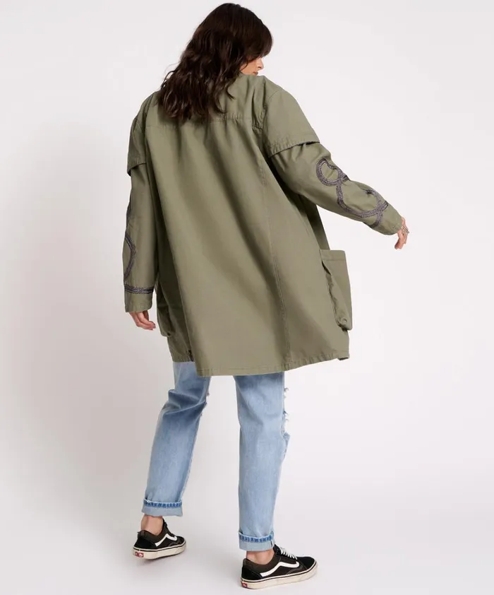 One Teaspoon Jackets CARGO THROWOVER JACKET 8211 Women