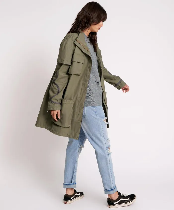One Teaspoon Jackets CARGO THROWOVER JACKET 8211 Women