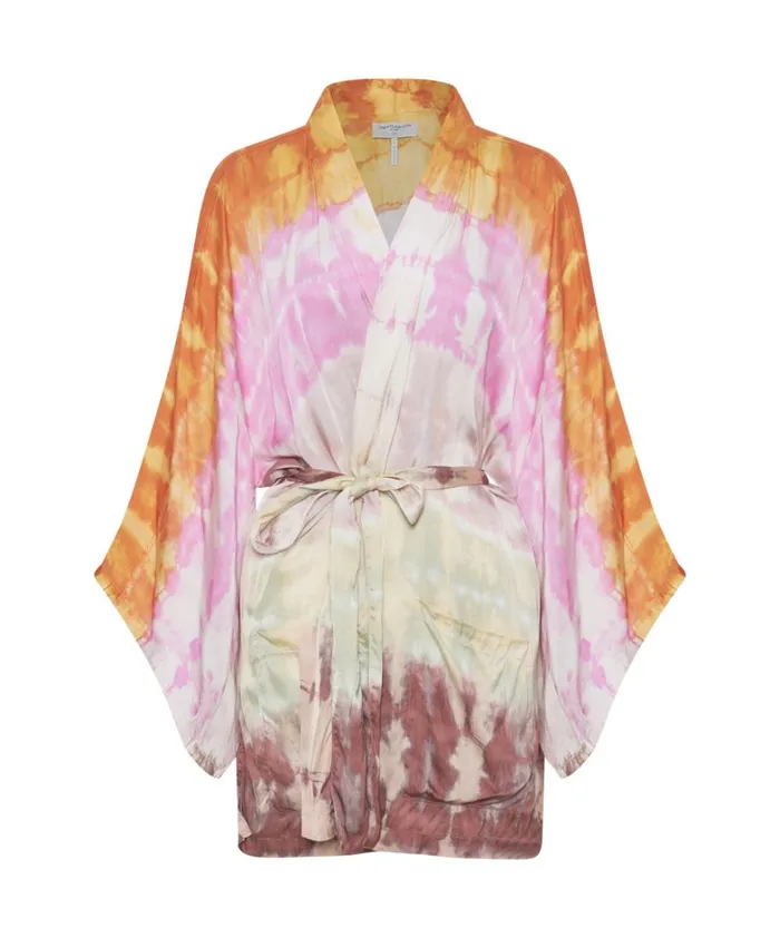One Teaspoon Jackets MIRAGE HAND DYED SATIN KIMONO 8211 Women