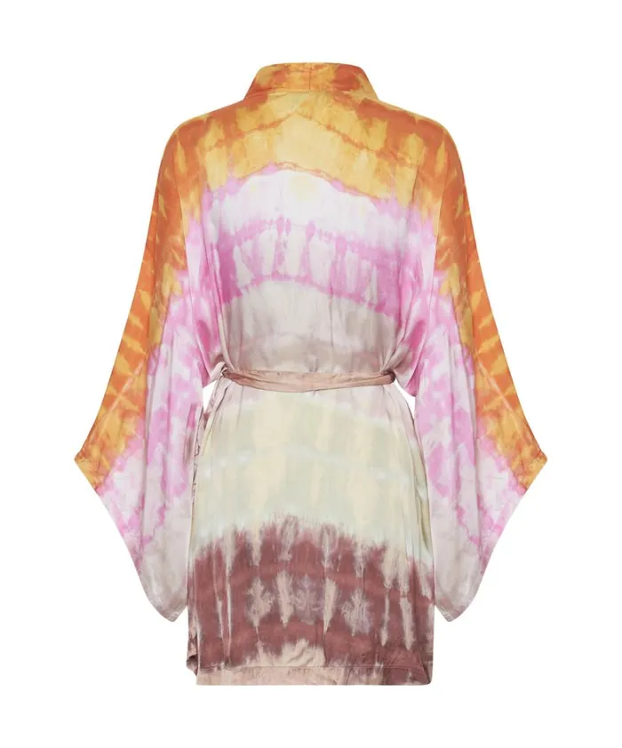 One Teaspoon Jackets MIRAGE HAND DYED SATIN KIMONO 8211 Women