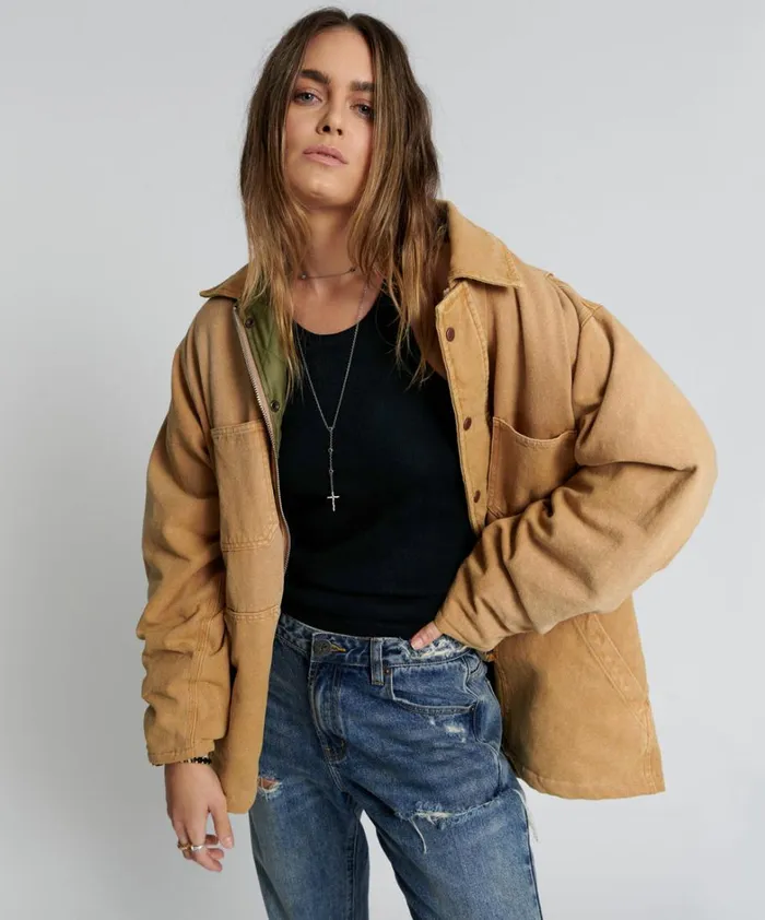 One Teaspoon Jackets MY BOYFRIENDS JACKET BROWN 8211 Women