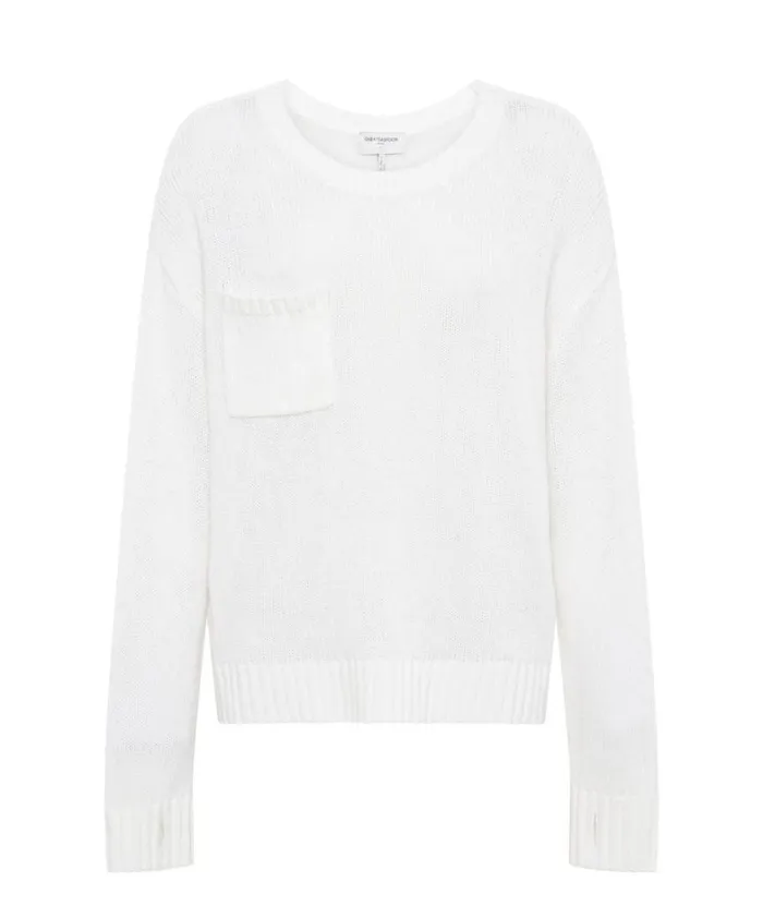 One Teaspoon Knitwear CLASSIC POCKET CHUNKY KNIT SWEATER WHITE 8211 Women One Teaspoon Knitwear CLASSIC POCKET CHUNKY KNIT SWEATER WHITE 8211 Women