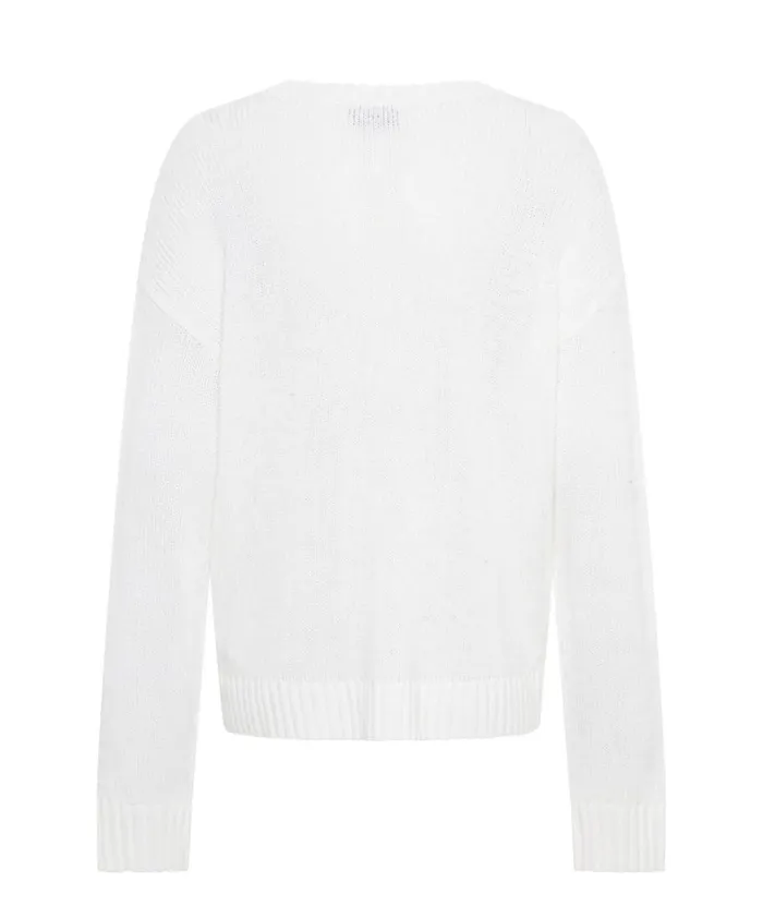 One Teaspoon Knitwear CLASSIC POCKET CHUNKY KNIT SWEATER WHITE 8211 Women One Teaspoon Knitwear CLASSIC POCKET CHUNKY KNIT SWEATER WHITE 8211 Women