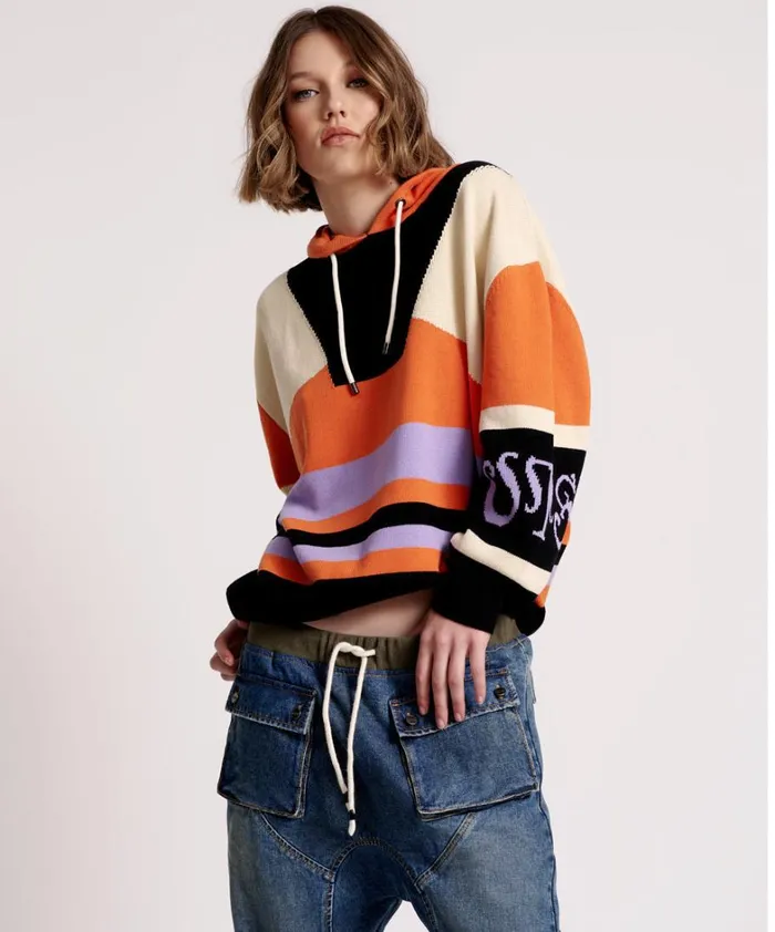 One Teaspoon Knitwear OTS REACTIVE KNIT HOODY 8211 Women