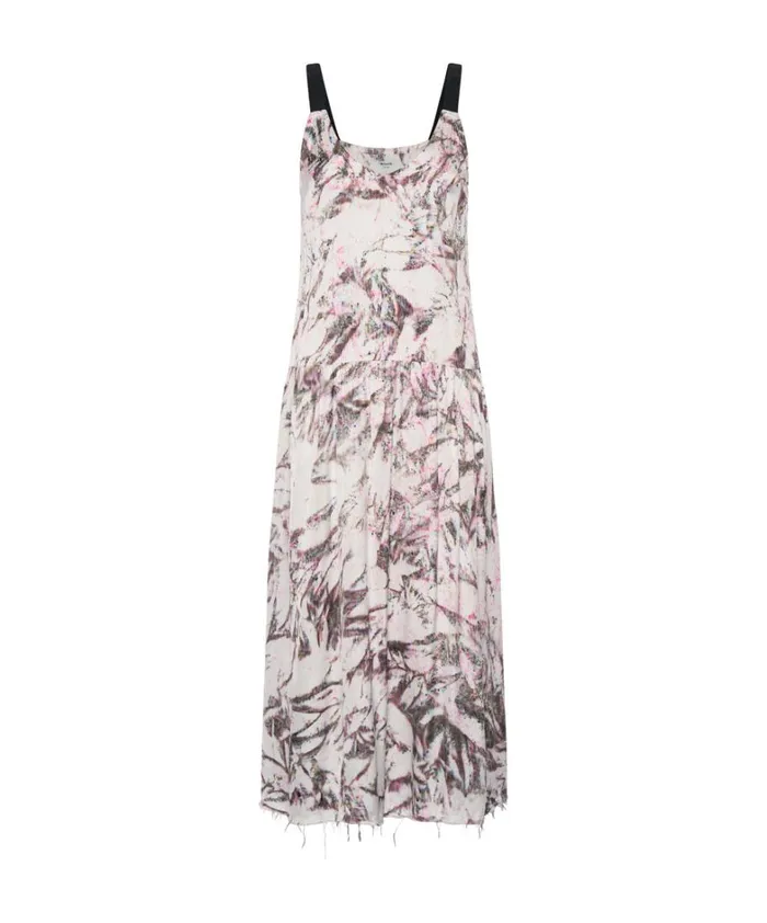 One Teaspoon Midi and Maxi Dresses ILLUSIONS RUNAWAY HAND PRINTED CAMI DRESS 8211 Women