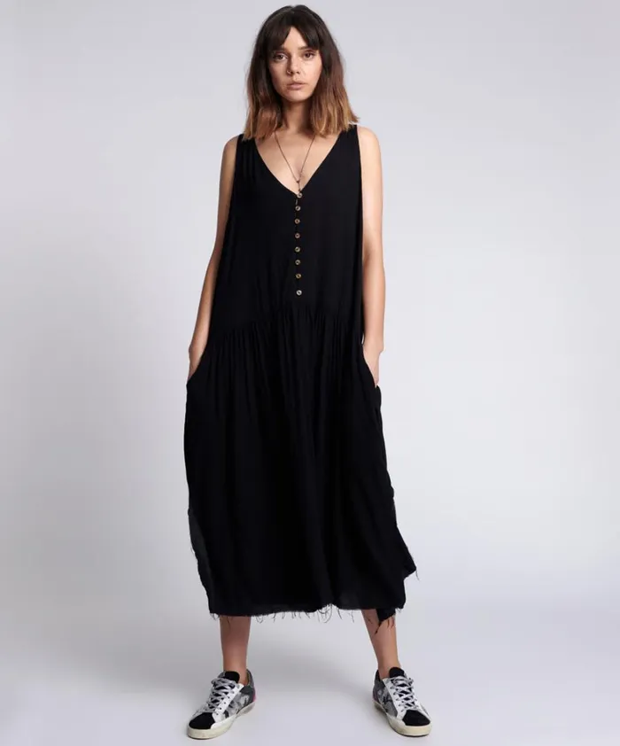 One Teaspoon Midi and Maxi Dresses REBELLE NOIR DRESS 8211 Women