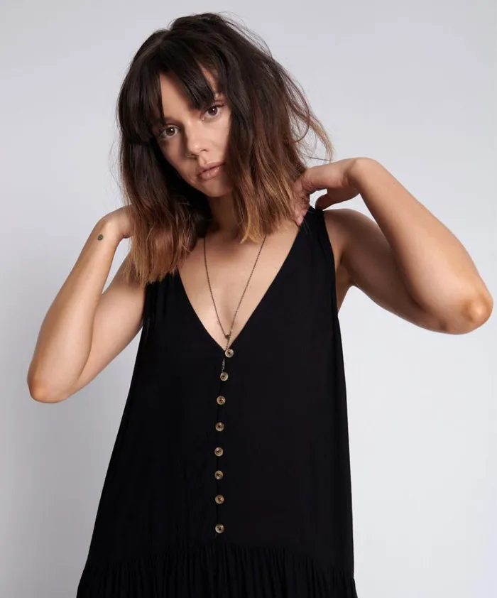 One Teaspoon Midi and Maxi Dresses REBELLE NOIR DRESS 8211 Women