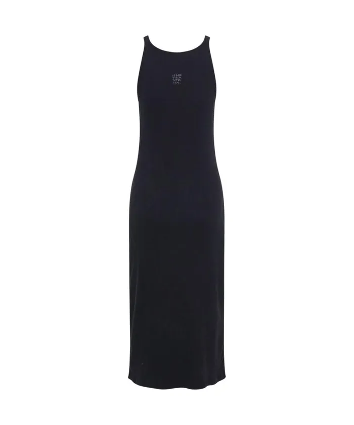 One Teaspoon Midi and Maxi Dresses WASHED BLACK ONE TEASPOON RIB SINGLET DRESS 8211 Women