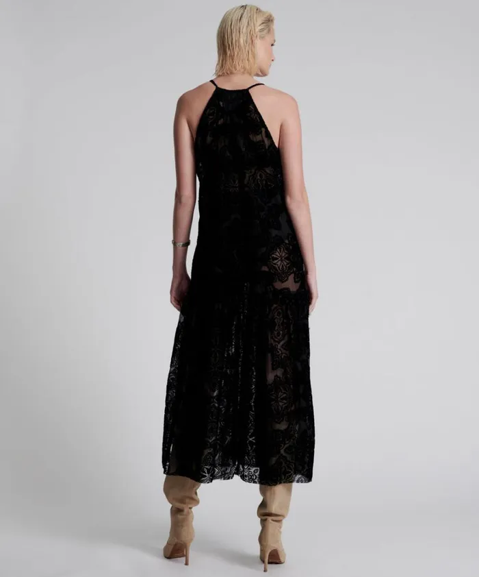 One Teaspoon Midi and Maxi Dresses WESTERN DEFIANCE LONG SLIP DRESS 8211 Women One Teaspoon Midi and Maxi Dresses WESTERN DEFIANCE LONG SLIP DRESS 8211 Women