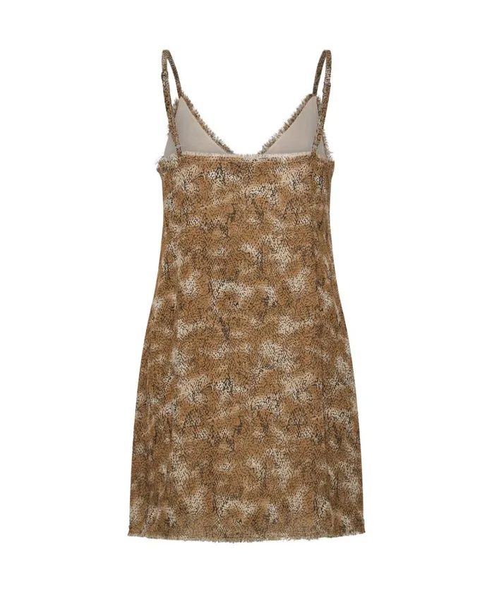 One Teaspoon Mini Dresses MYSTERIOUS SNAKE SLIP DRESS 8211 Women