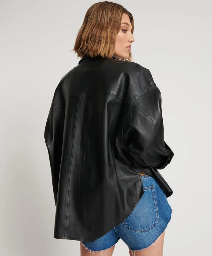 One Teaspoon Shirts LAST KISS LEATHER DARIA SHACKET 8211 Women