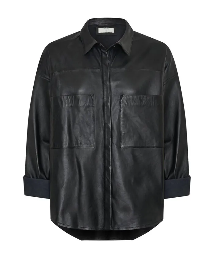 One Teaspoon Shirts LAST KISS LEATHER DARIA SHACKET 8211 Women