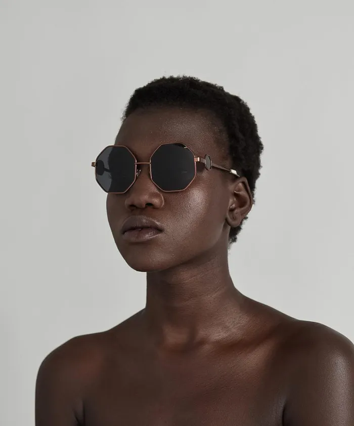 One Teaspoon Sunglasses SUPERHERO SUNGLASSES SILVER 8211 Women