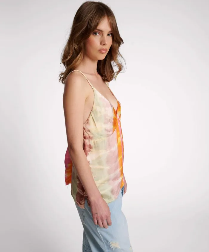 One Teaspoon Tees and Tanks MIRAGE HAND DYED SATIN CAMI 8211 Women One Teaspoon Tees and Tanks MIRAGE HAND DYED SATIN CAMI 8211 Women