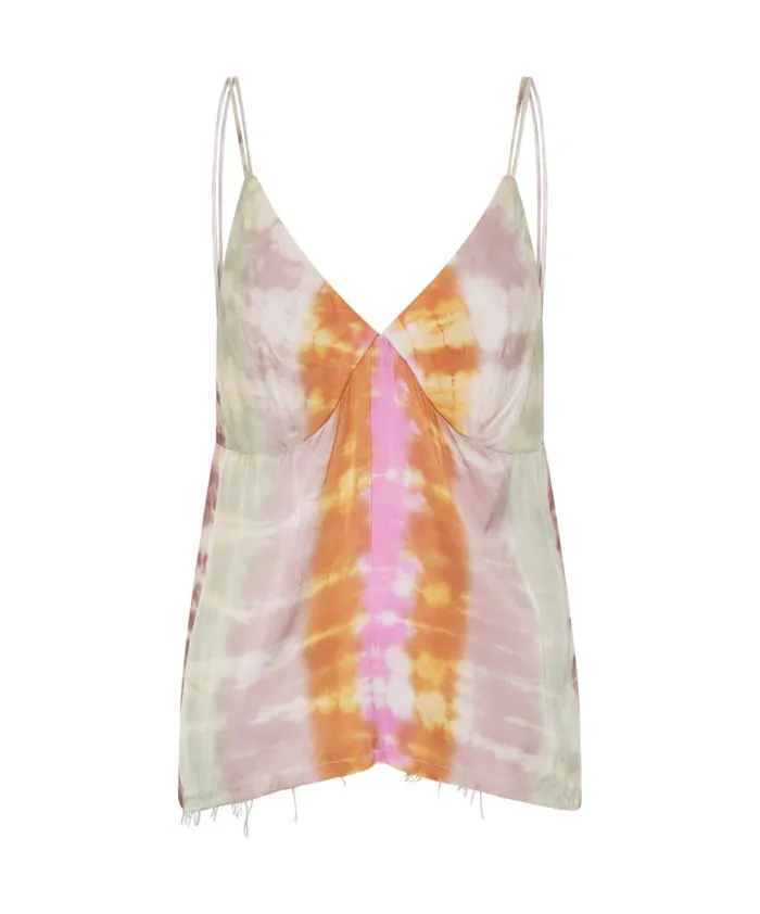 One Teaspoon Tees and Tanks MIRAGE HAND DYED SATIN CAMI 8211 Women One Teaspoon Tees and Tanks MIRAGE HAND DYED SATIN CAMI 8211 Women