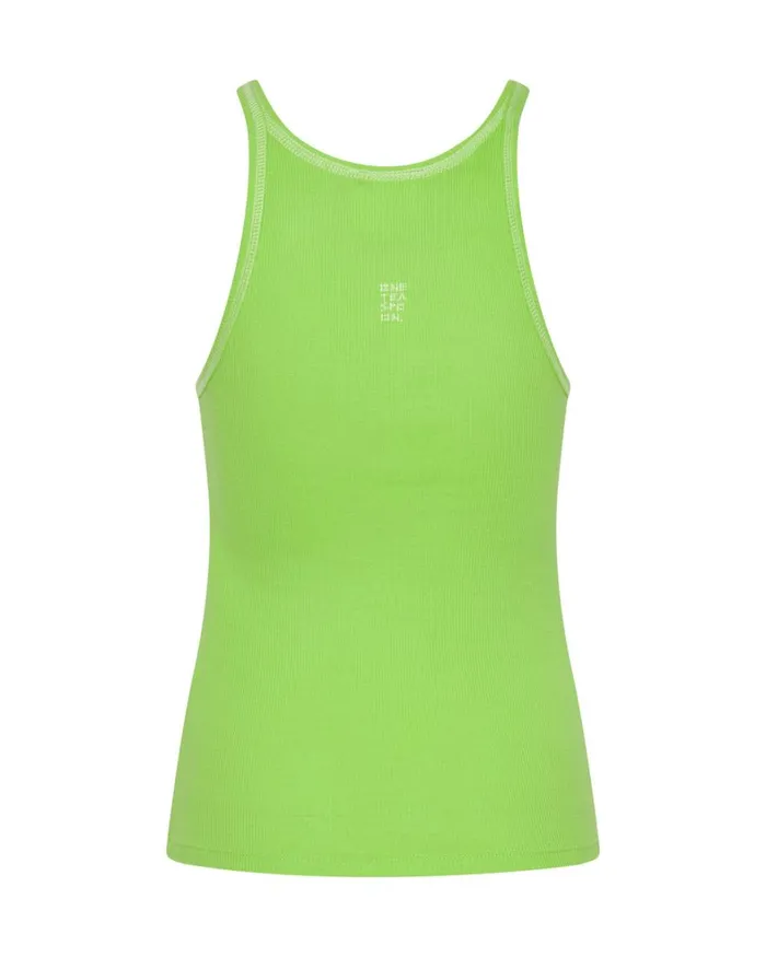 One Teaspoon Tees and Tanks ONE TEASPOON LOGO RIB SINGLET 8211 Women One Teaspoon Tees and Tanks ONE TEASPOON LOGO RIB SINGLET 8211 Women