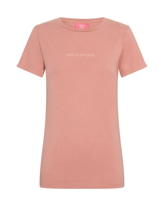 One Teaspoon Tees and Tanks ORGANIC LOGO FITTED TEE 8211 Women