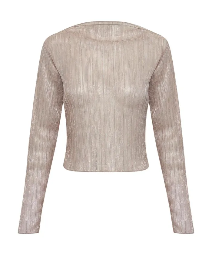 One Teaspoon Tops CELESTIAL ROSE PLISSE LONGSLEEVE TOP 8211 Women One Teaspoon Tops CELESTIAL ROSE PLISSE LONGSLEEVE TOP 8211 Women