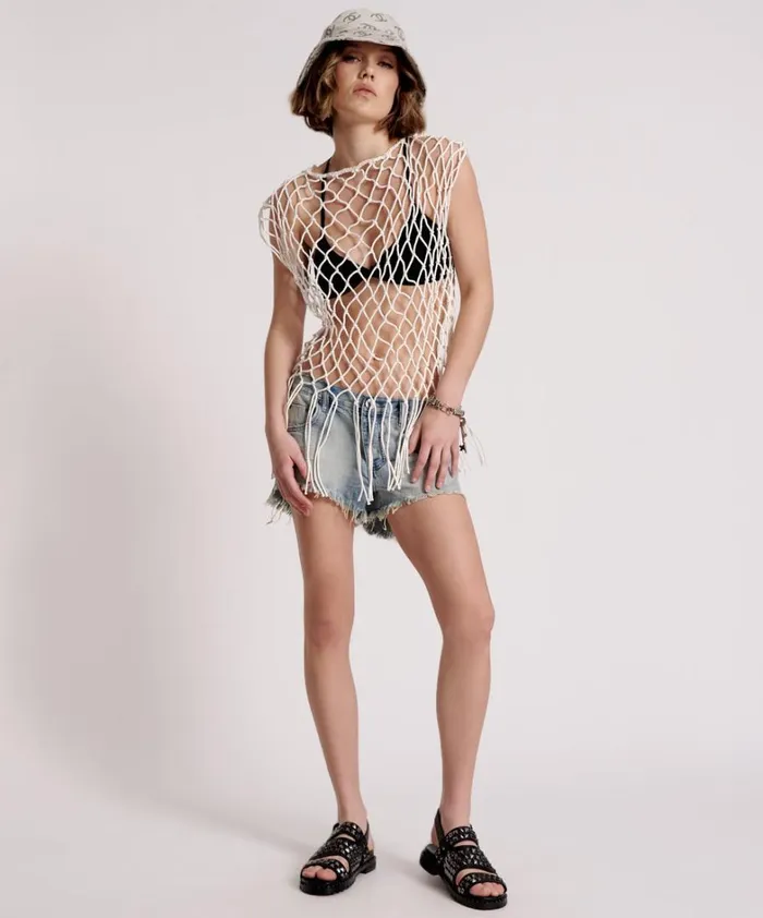 One Teaspoon Tops HAND KNOTTED CASTAWAY TOP 8211 Women