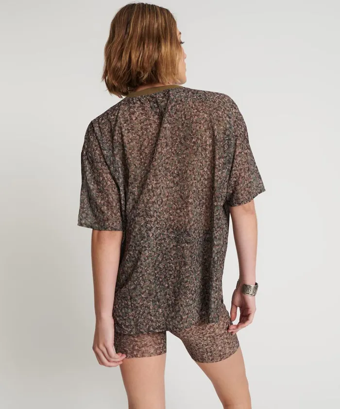 One Teaspoon Tops SAFARI CAMO CHIFFON TEE 8211 Women One Teaspoon Tops SAFARI CAMO CHIFFON TEE 8211 Women