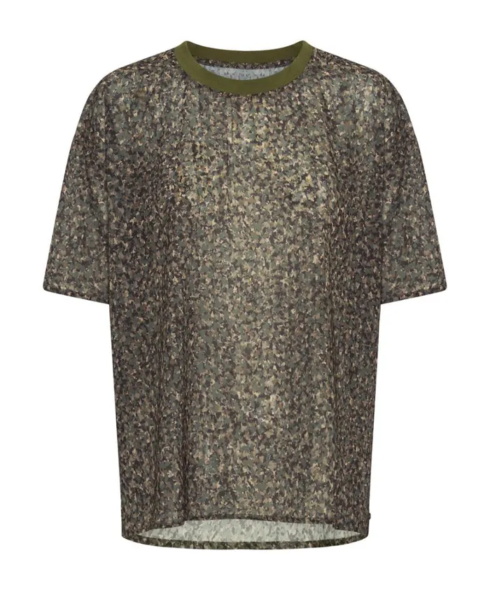 One Teaspoon Tops SAFARI CAMO CHIFFON TEE 8211 Women One Teaspoon Tops SAFARI CAMO CHIFFON TEE 8211 Women