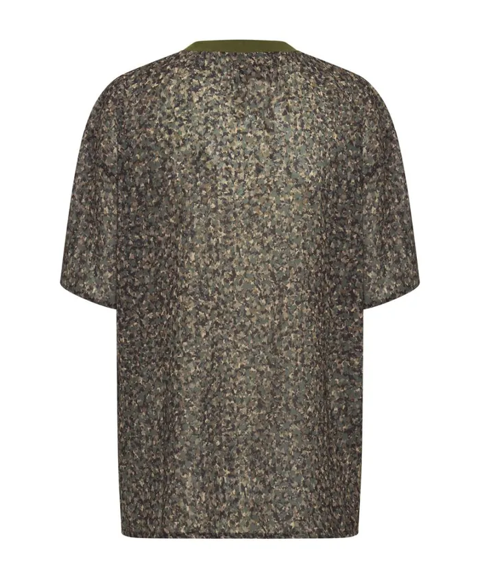 One Teaspoon Tops SAFARI CAMO CHIFFON TEE 8211 Women One Teaspoon Tops SAFARI CAMO CHIFFON TEE 8211 Women