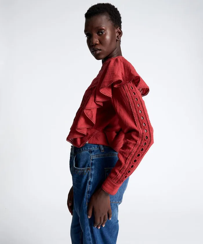 One Teaspoon Tops VICTORIA LONGSLEEVE CROP 8211 Women One Teaspoon Tops VICTORIA LONGSLEEVE CROP 8211 Women