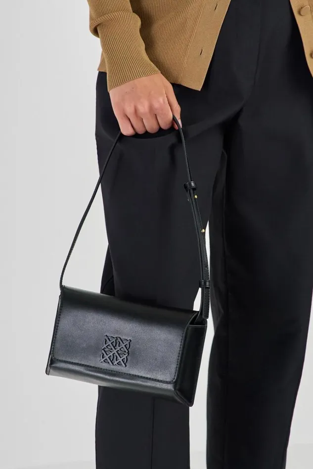 Oroton Baguette Bags Women Della Small Baguette Black