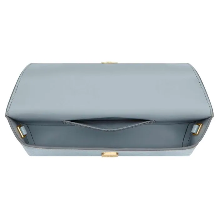 Oroton Baguette Bags Women Della Texture Small Baguette Dusk Blue