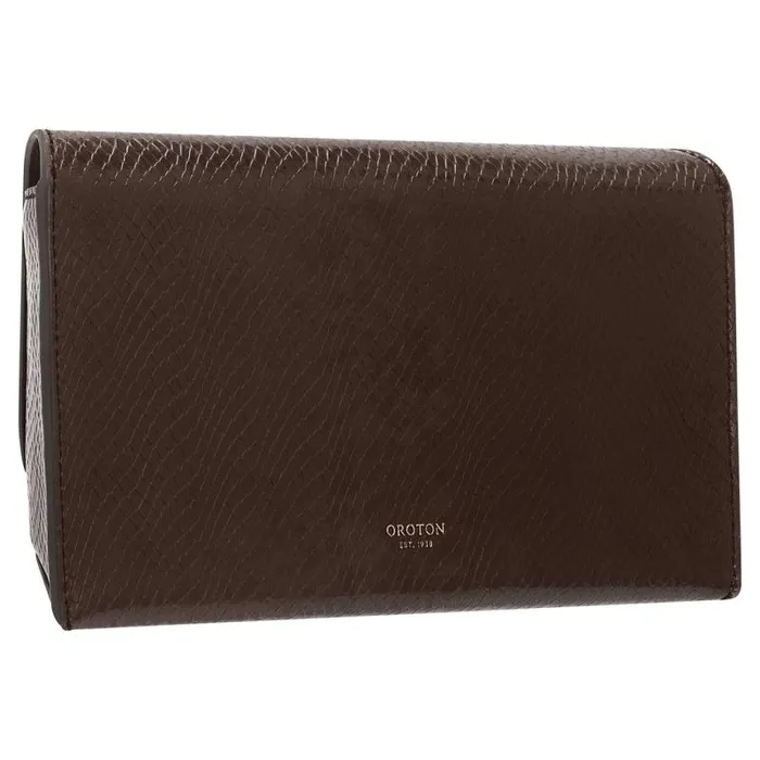 Oroton Baguette Bags Women Della Texture Small Baguette Mahogany