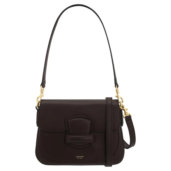 Oroton Crossbody Women Carter Small Day Bag Mahogany