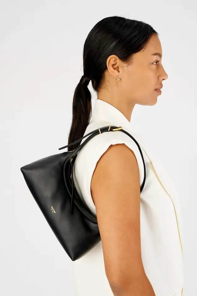 Oroton Mini Bags Women Cinder Mini Baguette Black