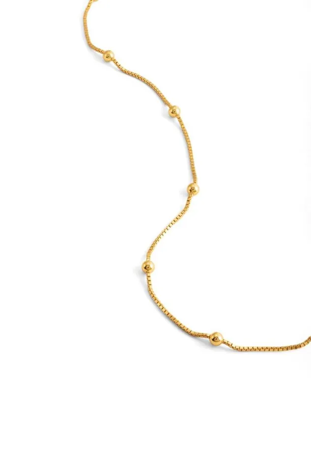 Oroton Necklaces Jewellery Sphere Necklace 18k Gold