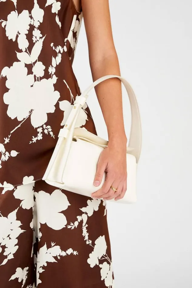 Oroton Shoulder Women Caroline Small Day Bag Paper White