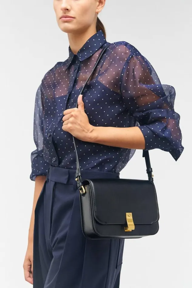 Oroton Shoulder Women Etta Large Day Bag Black