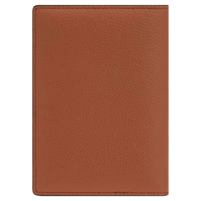 Oroton Travel Men Jemima Passport Sleeve Brandy