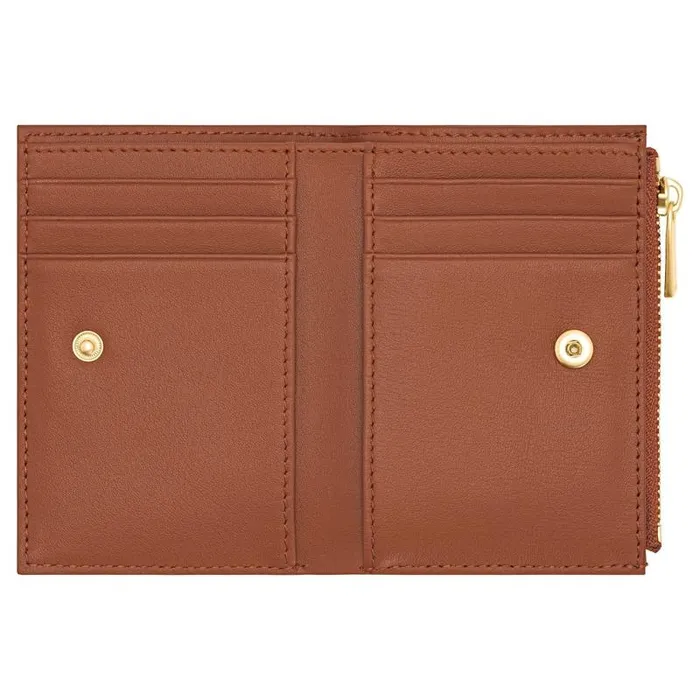 Oroton Wallets Accessories Imogen Mini 10 Credit Card Zip Wallet Brandy