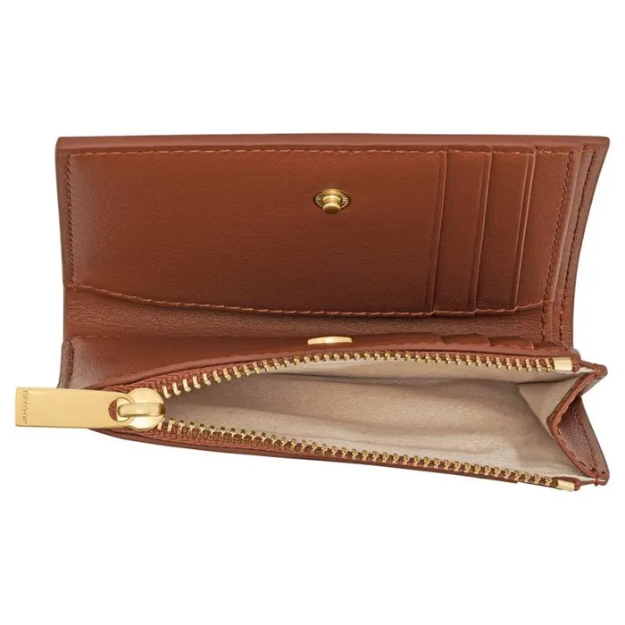 Oroton Wallets Accessories Imogen Mini 10 Credit Card Zip Wallet Brandy