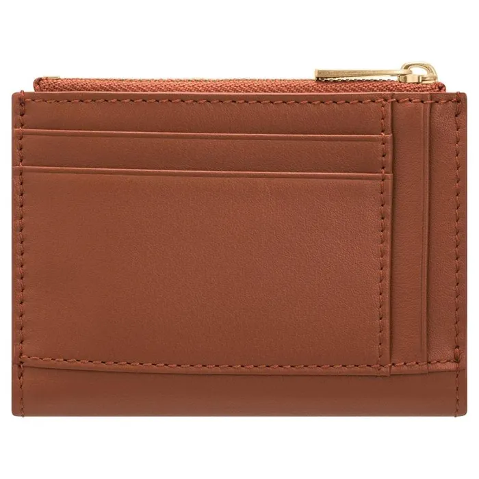 Oroton Wallets Accessories Imogen Mini 10 Credit Card Zip Wallet Brandy
